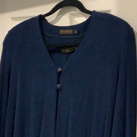 Piccadilly Women’s Spring Sleeveless Dress and Jacket Size S/M - Picture 7 of 7